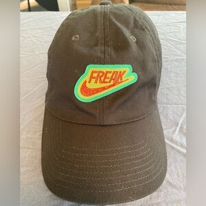 Nike Black Cap with Orange and Green Logo